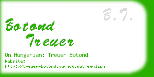 botond treuer business card